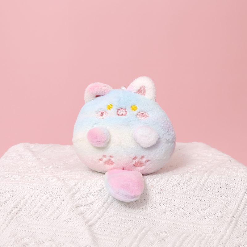 

Dango Daikazoku Plush Pillow & Keychain Set - Squeaky Anime Periphery Doll 12 cm (with Pearl Chain)