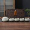 Beige Ru Kiln Kung Fu Tea Set