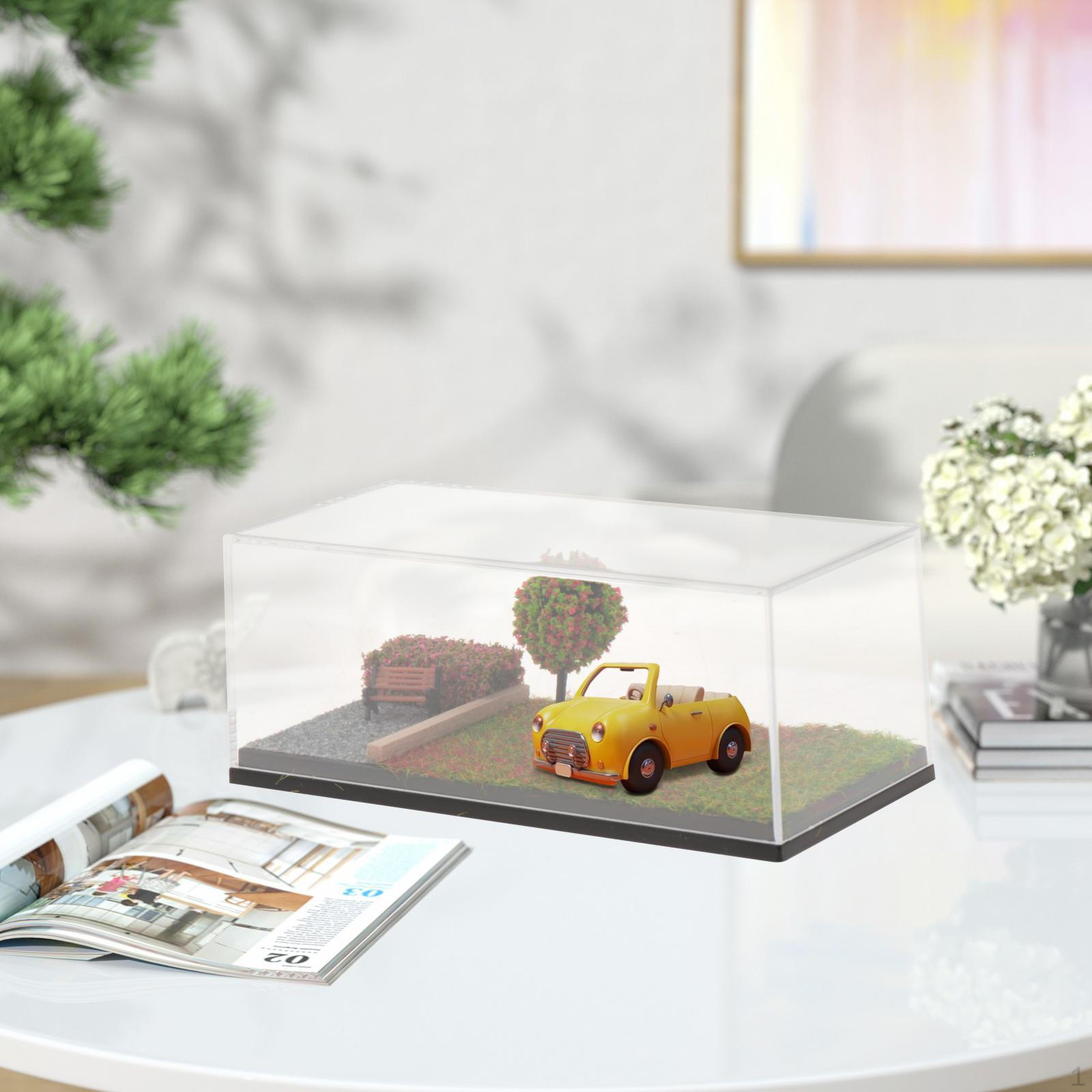 

1/64 Diecast Car Display Case Wheels Case, Realistic Showcase Parking Scene for spring scene