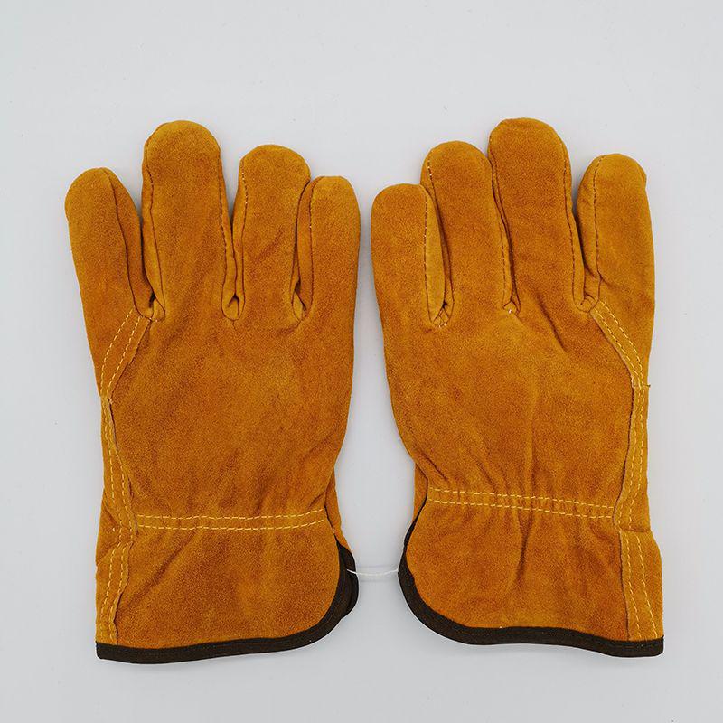 

Утепленные зимние электросварочные перчатки: Хлопковая подкладка, двухслойная коровья кожа, термостойкая, защита от ожогов, износостойкая для защиты труда.