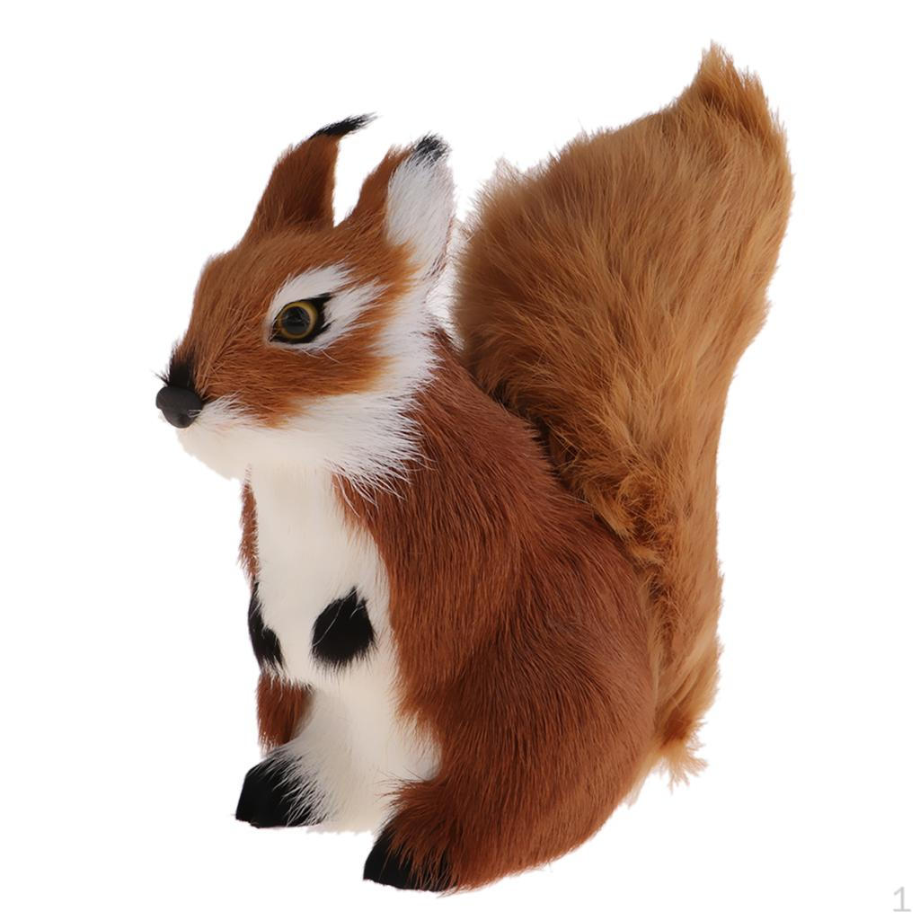 

Белка Пушистая игрушка Крытый настольный орнамент