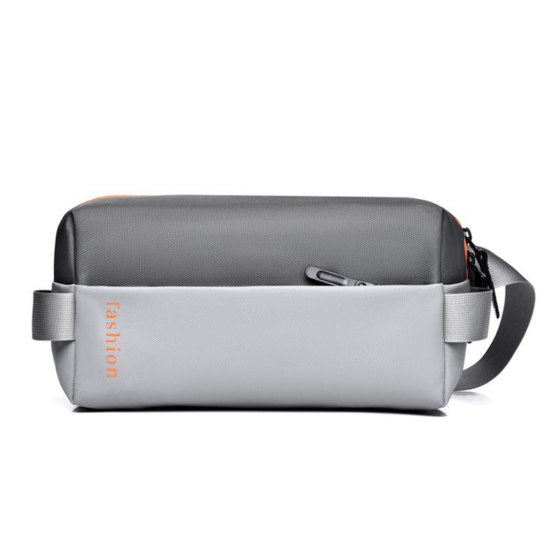 Bolsa Transversal Masculina Legal Casual Mochila Phe de Motocicleta Tendência de Rua Carro Esportivo Masculina Grande Capacidade Impermeável Bolsa de Peito