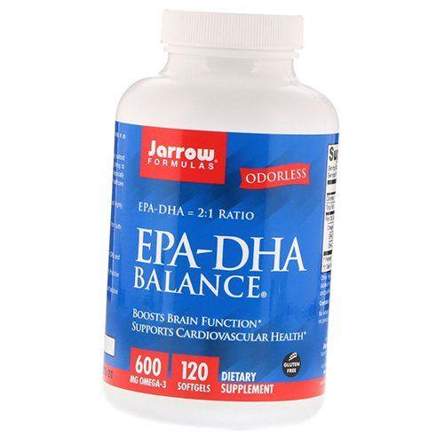 

Риб ячий жир баланс, EPA-DHA Balance, Jarrow Formulas 120гелкапс (67345001) 120softgels