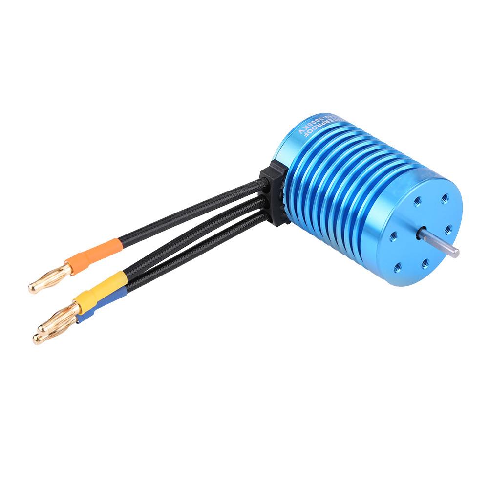 F540 4 Poles 3000KV Sensorless Brushless Motor w  cent3.175mm Shaft for 1 10 1 12 RC Car (3000KV)