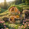 DIY Miniature Dollhouse Kit Handmade3D Wooden Puzzle  Assembly Model Doll House with LED Home Decor for Friends Birthday Gifts