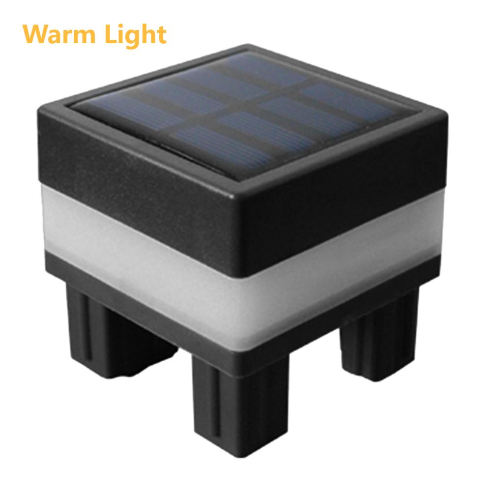 

Светодиодный солнечный уличный фонарь для забора, автоматическое свечение, водонепроницаемый столб, перезаряжаемая батарея, уличный фонарь с управлением переключателем для двора