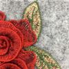 Red Three-Dimensional Embroidery Polyester Lace, Lace Collar Clothing Accessories Diy