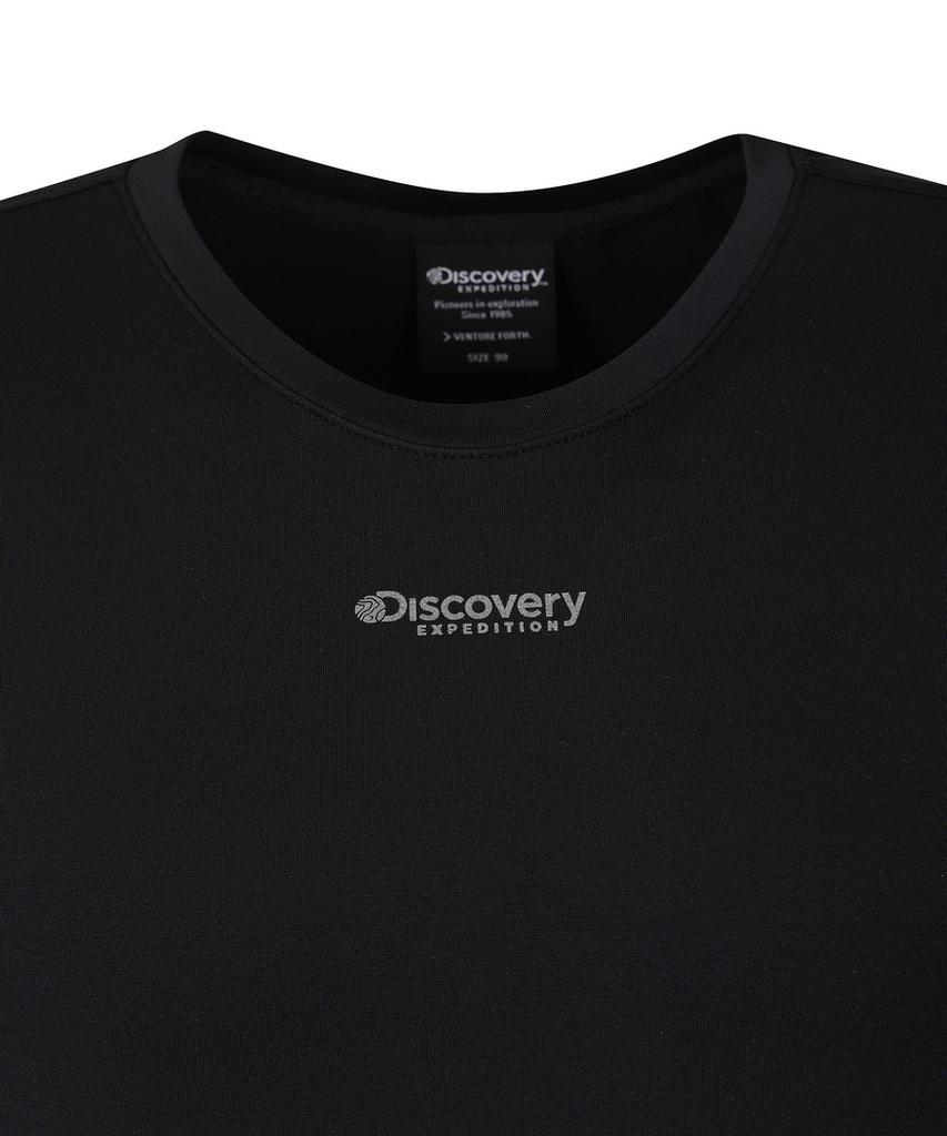 DISCOVERY EXPEDITION Women'S Shirred Short Sleeve T-Shirt (Black)