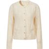 Retro Sequin Yarn Knit Cardigan