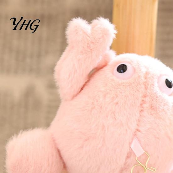 Hautfreundliches Polyester-Plüschtier, Niedlicher Frosch-Schlüsselanhänger, Weicher Stofftier-Anhänger mit erhöhter Pfote, Cartoon-Schlüsselanhänger-Taschenanhänger für Rucksack, Mini
