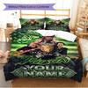 Name Custom Poison Pattern Bedding Set Quilt Cover Pillowcase Home Decor Gift (1 * Duvet Cover + 2 * Pillowcase, Without Core)