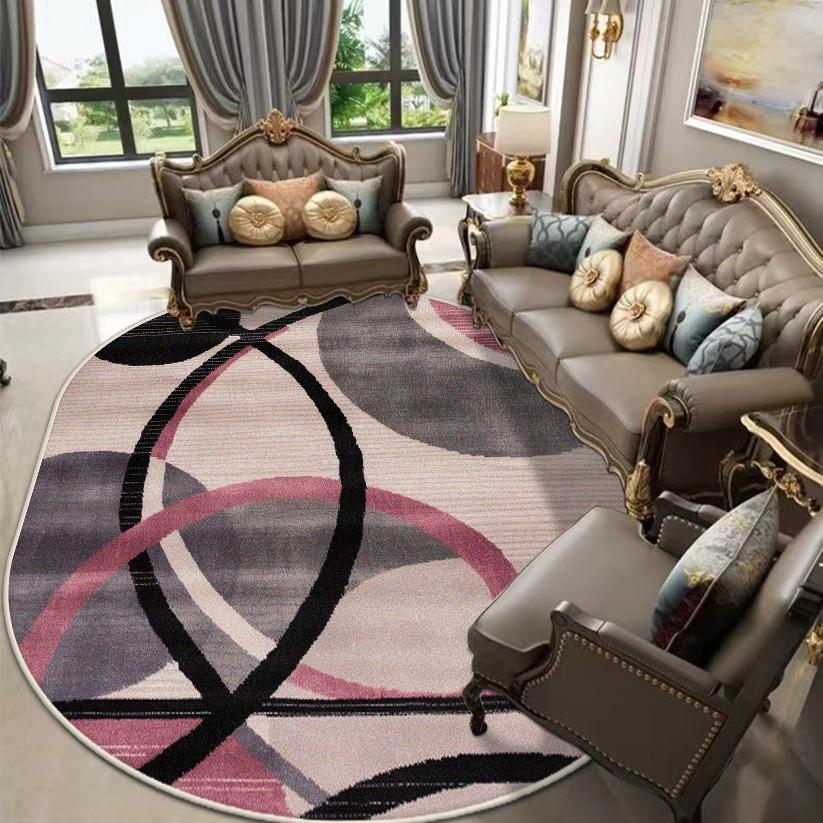 Geometric Luxury Carpet Living Room Decoration Home Customizable Bedroom Carpets Washable Floor Mats Large Area Rug Bedside
