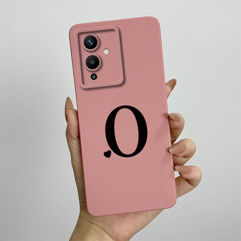 Hülle für Infinix Note 12 Pro 5G X671B Luxus Initialen Quadratisch Flüssigsilikon Handy Weiche Hülle Coque Stoßfeste Rückseite