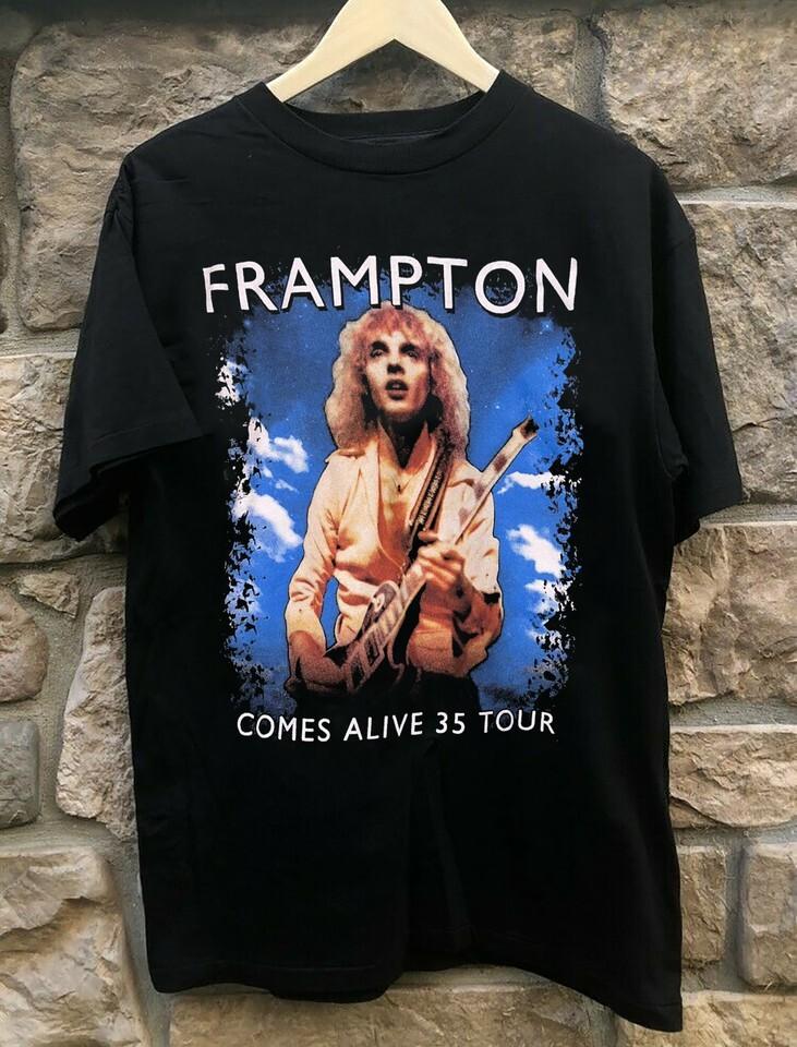 Peter Frampton Short Sleeve Black Unisex T-Shirt L