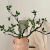 Fake Plants Stems Realistic Artificial Greenery Plant Stem Faux Bendable Branches with Leaves for Vase Filler Home Office Dining Table Decor