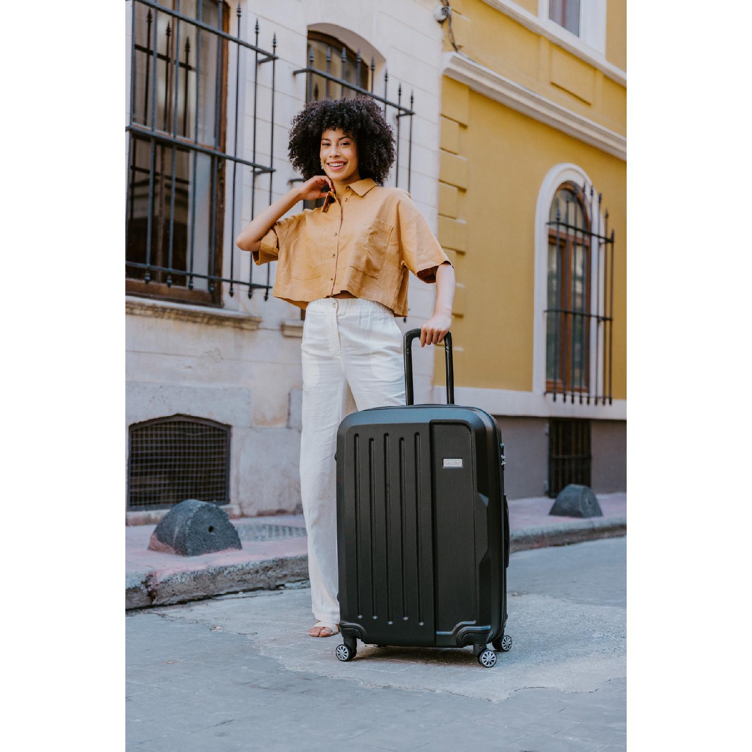 

Wx-1001 Черный чемодан большого размера