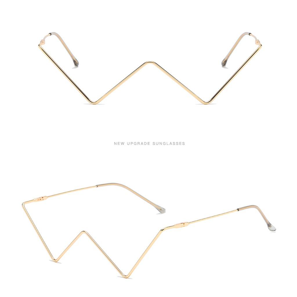 Irregular Shape Retro Glasses Eyewear Vintage Unisex Glasses Frame Accessory