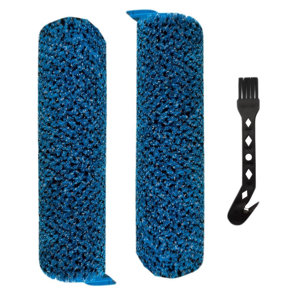 For Shark WW201/WW200/WW201q Hydroduo Cordless Wet Dry Floor Cleaner Vacuum Replacement Main Brush 3 Pack Nylon Plastic