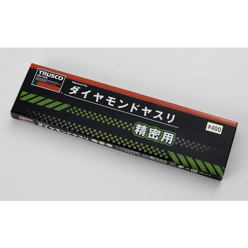 TRUSCO Diamond File, Precision, 50mm Blade Length, Half Round, GS-10-HA-400