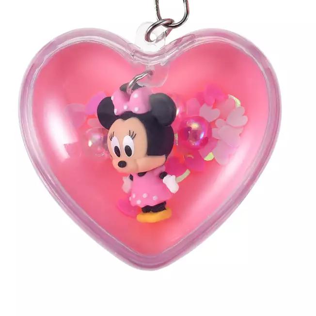 Disney Minnie Keychain Shape Capsule Key Chain Fes Japan NEW Disney Store