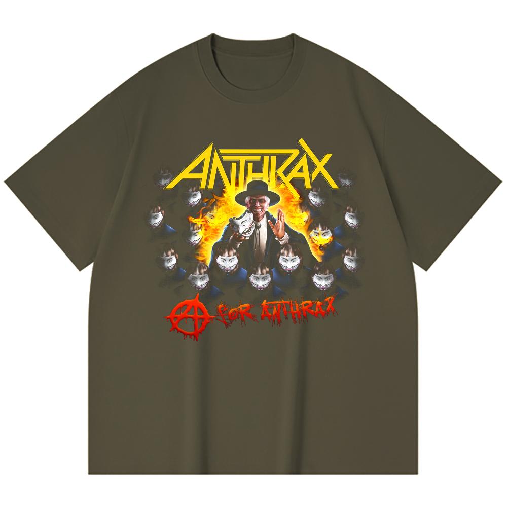 230 g/m² 100% Baumwolle Heavy Metal T-Shirt Rockband Beliebte Musik Druck Unisex Schweres Baumwoll-T-Shirt