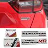 Cyzghp1 Alloy Car Body Fender Side Badge Sticker Rear Trunk Emblem for Ralliart Logo ASX Lancer L200 Pajero Outlander Eclipse
