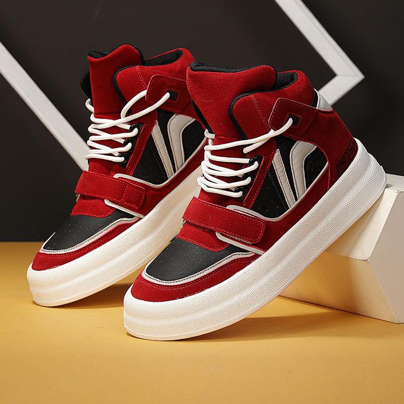 Brand Mens High-tops Sneakers Casual Basketball Sports Tennis Shoes Comfortable Running Shoes Outdoor Warm Plus Cotton Sneakers