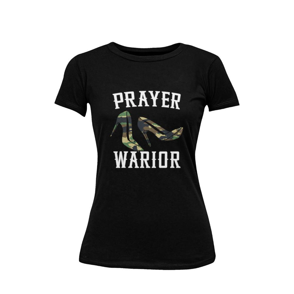 Faith Jeus Is King Christ Soldier Army God Womens T-Shirt Tailored Cotton