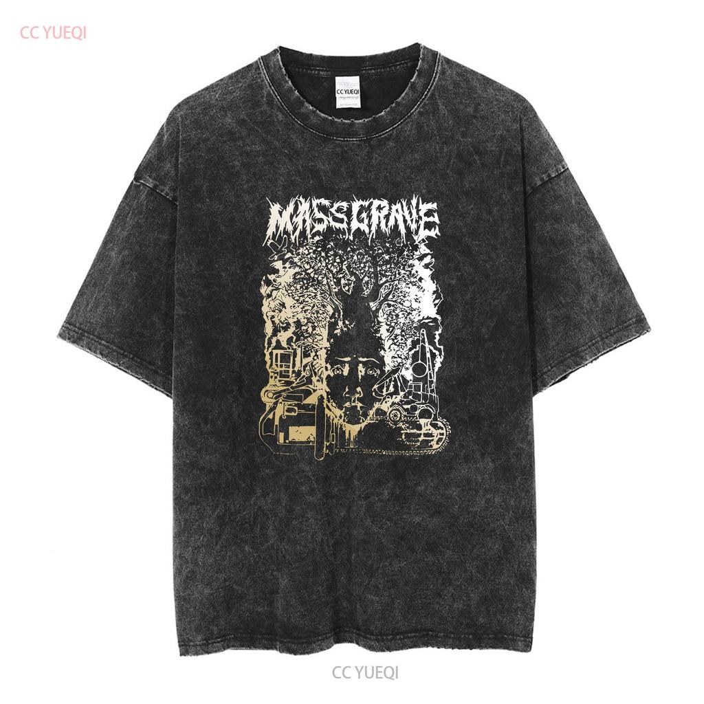 MASS GRAVE Band T Shirt UNHOLY Punk Rock TE5621 Long or Short Sleeves Vintage Washed Comfortable Versatile Stylish Homme