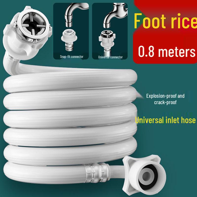 Anti-Detachment Extended Water Inlet Hose for Fully Automatic Washing Machine