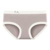 Female Spring and Autumn Middle Waist No Trace 7A Class Antibacterial Pure Cotton Underwear
