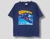 Vintage 90er The Dickies Gigantor Album Promo T-Shirt Sammlerstück Amerikanischer Punk Rock Konzert Tour Vintage Band Tee Blau Medium