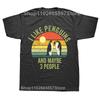 I Did the Math the Answer Is Penguin Funny Penguin Lover Graphics Unisexs T Shirt Fashion Casual Oversized Short Sleeve Tshirts