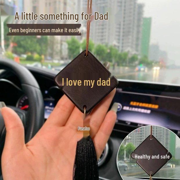 

Newcomer Offer: Qixi Father s Day Double-Sided Sandalwood Car Pendant