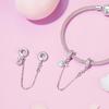 Charms Do Pandora Łańcuszek Zabezpieczający Charms Serce Srebro 925 Charmsy Trusky