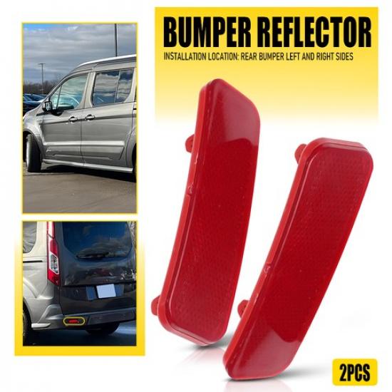 

New Rear Reflector Set Driver & Passenger Side for 2014- Transit Connect EXV