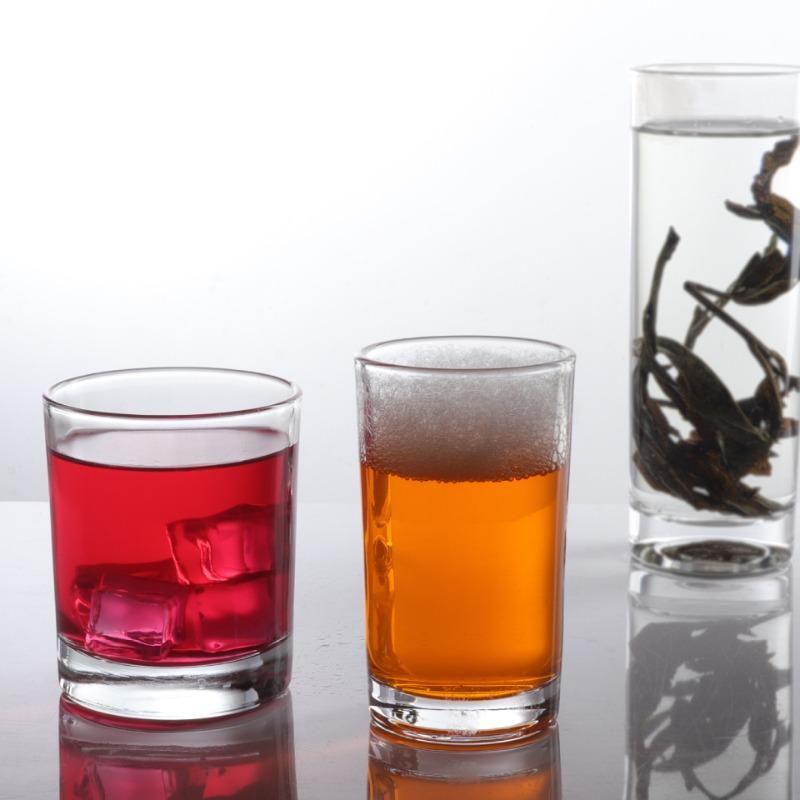 130-315ML Glass Water Cup Transparent Drinking Glasses for Juice Beer Iced Coffee Mugs Drinkware Household Straight Glass Cup