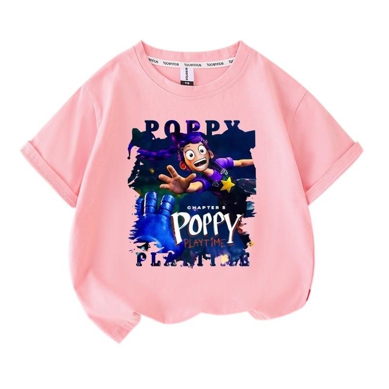 T-shirt a maniche corte multicolore per bambine Lily Lovebraids