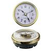 Aluminum Face Clock Gold Trim Clock Retro Clock Simple Design