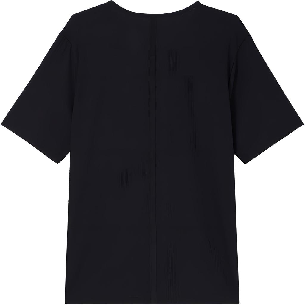 Jordan T Shirts Men's Black Crew Neck Moderate Straight Fit FN5865-010