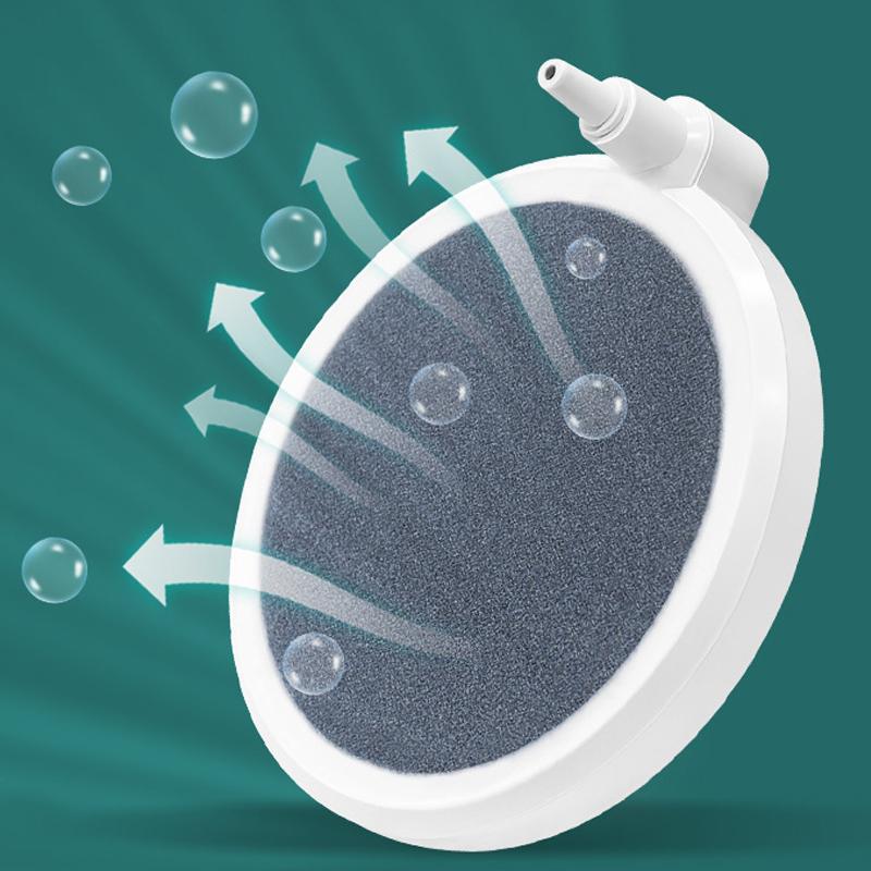 1Pcs Fish Tank Silent Bubble Stone Oxygenation Disk Low Pressure Air Refiner Fish Tank Aeration Aquarium Oxygen Pump Accessories