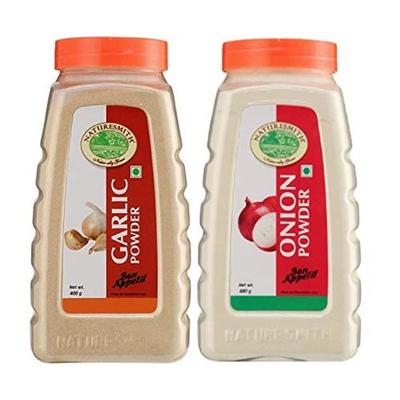 Naturesmith Combo česnekový prášek 400 g + cibulový prášek 400 g - 800 g
