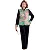 New Chinese-Style Winter Vest Suit: 3-Piece Gold Velvet Set for Middle-Aged Women