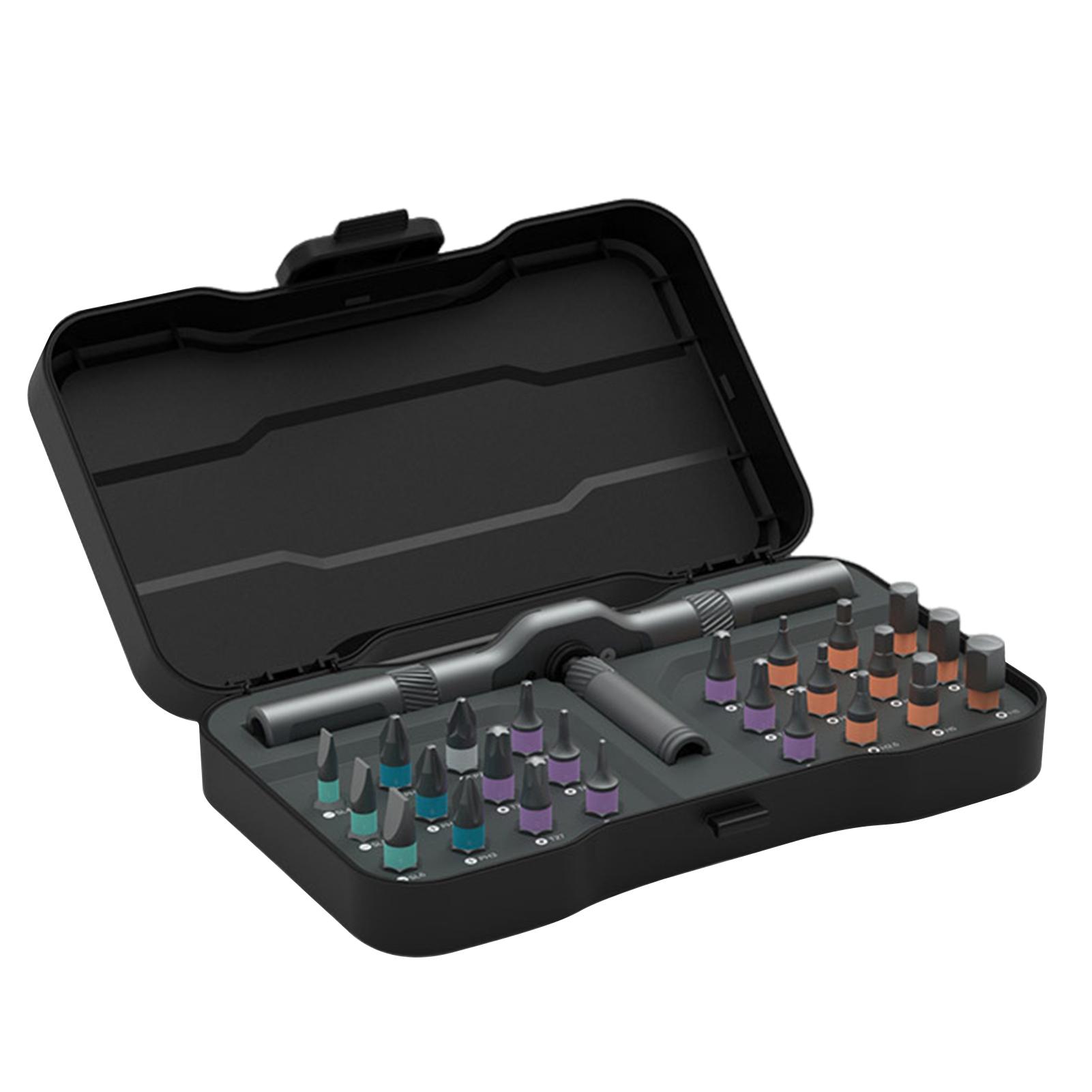 

Набор многофункциональных отверток с трещоткой 24 в 1, Магнитный набор мини-инструментов для ремонта с несколькими приводами, Прецизионный ударный инструмент для DIY, Электрик