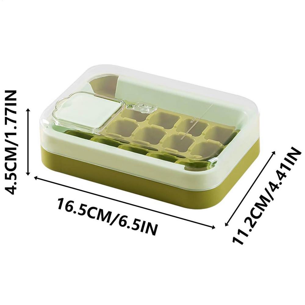 Iskubsbricka med lock Pressa ut iskuberna Gjutform för att göra iskuber Bärbara isbrickor Gör sommarismaskin för hemkök bar islåda