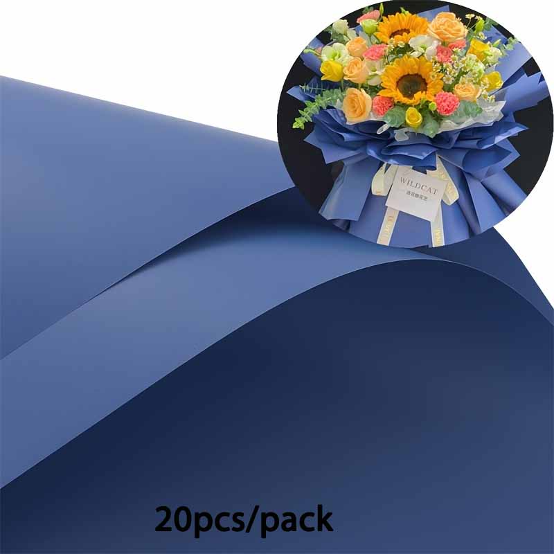 20 Sheets Korean style waterproof Flower Wrapping Paper Florist Bouquet Paper DIY Crafts gift wrapping paper 58 x 58cm/22.8x 22.8 inch