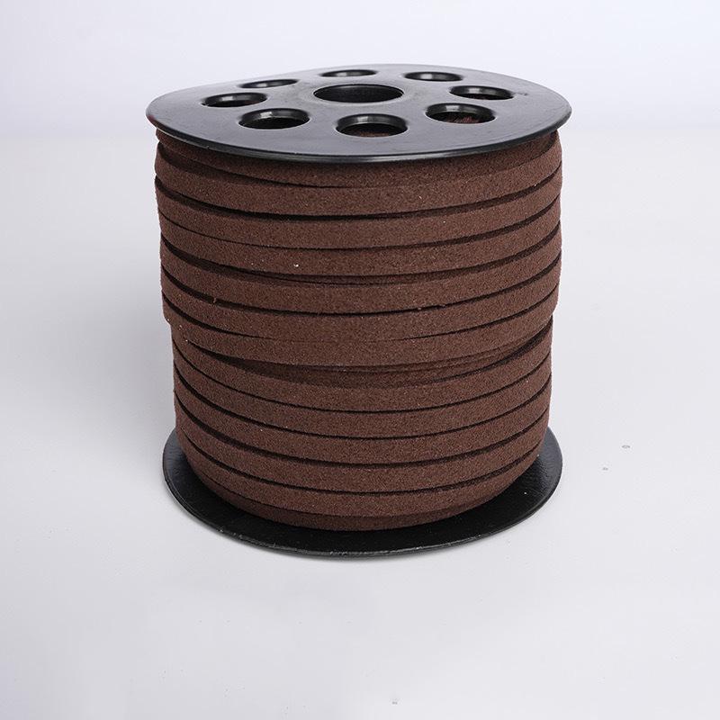 5mm Doppelseitiges Koreanisches Samt-Wildlederband für DIY-Schmuck, Armbänder, Geschenkboxdekoration und Bindeband.