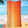Geometrische Muster Serie digital bedrucktes Polyester Superfeine Faser beidseitiger Fleece Strandurlaub Badetuch, Strandtuch