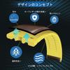 [BINLUN] Leather Watch Strap, Quick Release, Leather, Watch Band, Inner Silicone, Breathable,
