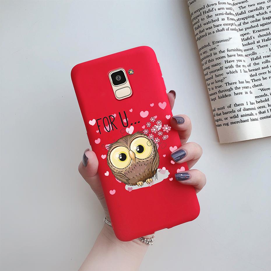 For Samsung J6 2018 Case J600F Soft Silicone Cute Love Heart Flower Cover For Samsung Galaxy J6Plus 2018 J6+ J6 Plus J610F Case